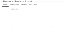 Tablet Screenshot of brunoroels.com